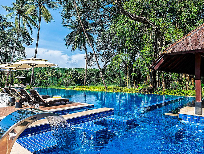 Pool at the Novotel Goa Resort & Spa