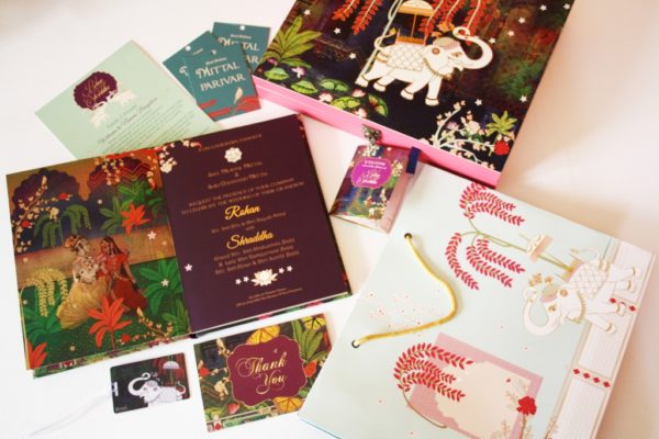 Bespoke, Cards, Decor, Design, Featured, Iktaara, Illustrator, Kanika Jain Gupta, Marriage, Online Exclusive, Stationery, wedding