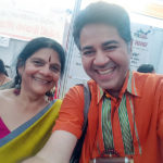 Parmesh with Chetna Sinha the founder of Mann Deshi Foundation