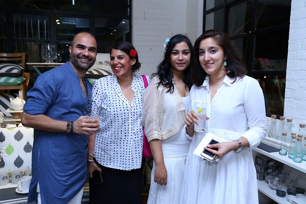 Rajiv Purohit, Divya Kapoor, Arya Nerkar, Priyanain Sawhney at the Nicobar New Delhi launch