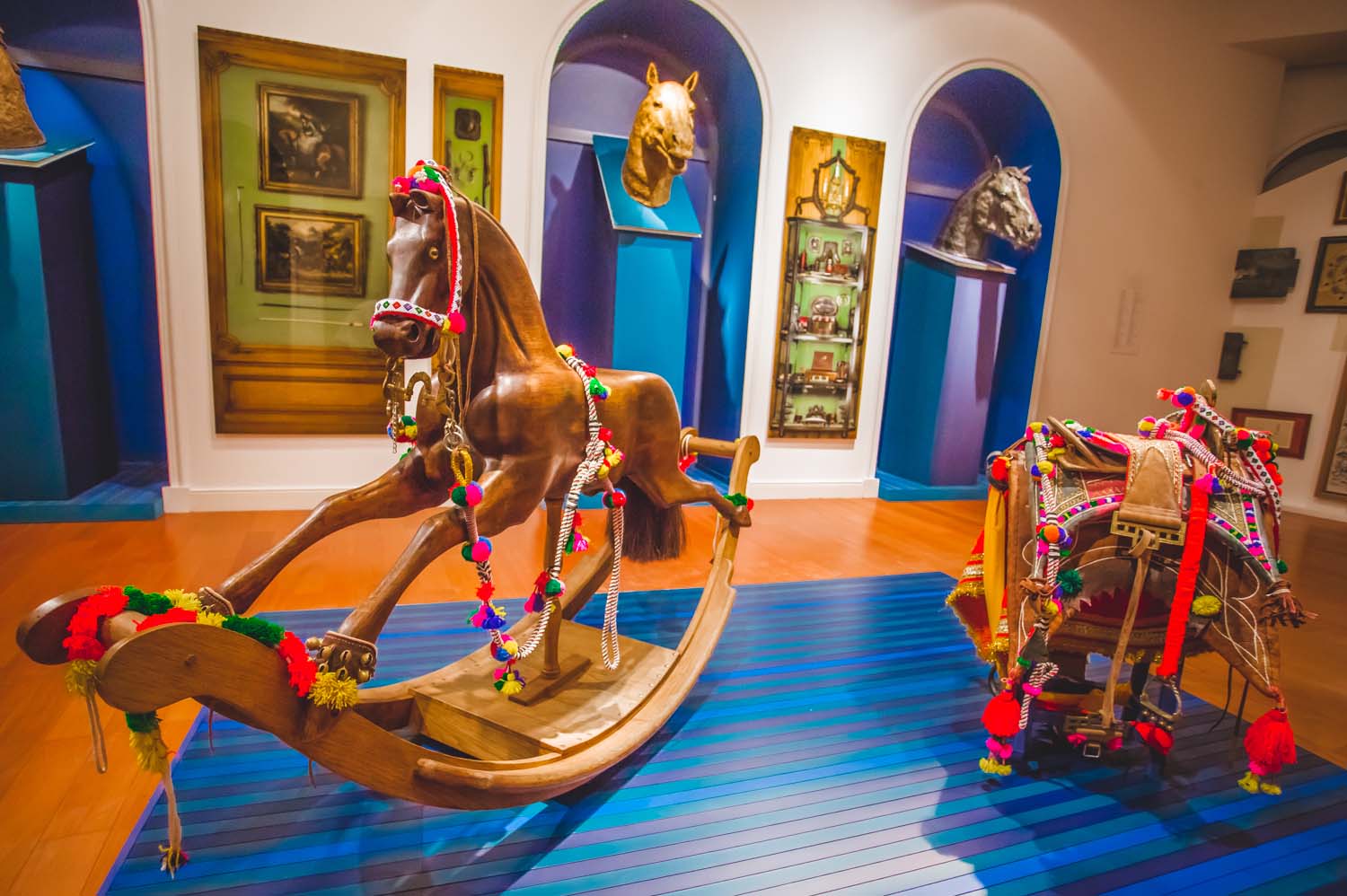 Replica of the original rocking horse that has been in the Hermès family for 6 generations