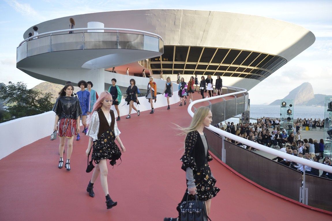 Louis Vuitton. fashion, Cruise 2017 show, Rio de Janeiro