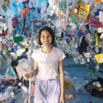 Tan Zi Xi with her Sassoon Docks Project installation, Parmesh Shahani, Parmesh's Viewfinder