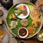 Food platter at Burma Burma, Mumbai