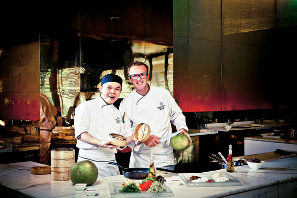 Chef NG Siew Choy and Chef Davide Rebeccato