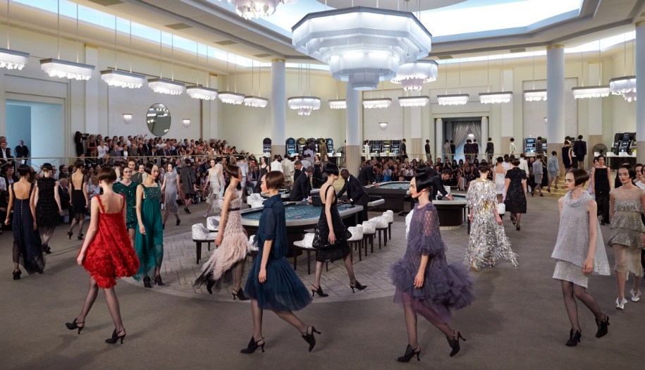 Chanel Haute COuture Fall winter show in paris by karl lagerfeld paris fashion week