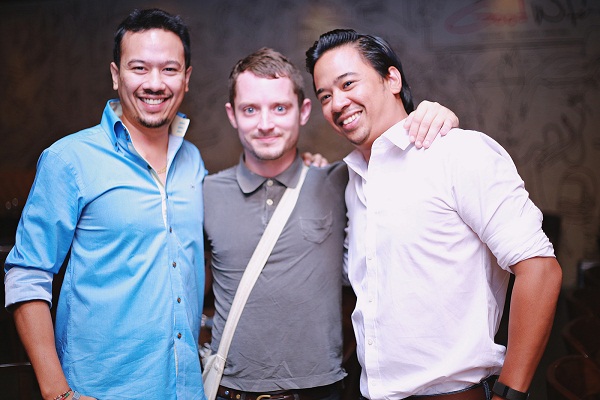 Ryan Tham, Elijah Wood, Keenan Tham at The Good Wife Mumbai