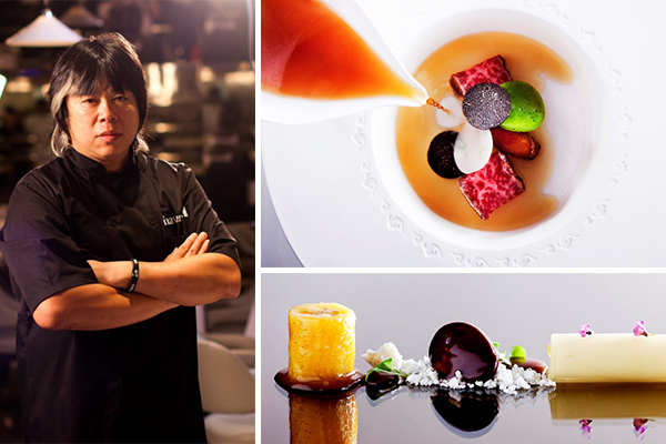 chef alvin leung for jw maritt michel pop up extreme chinese condom dish