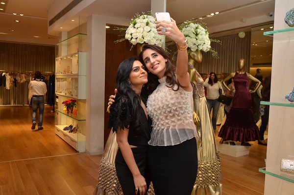 Shivani Awasty, Farah Khan Ali at Shivani Awasty's collection launch in Mumbai