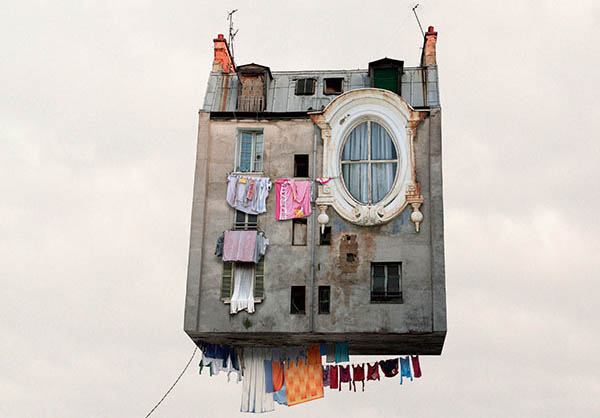 Laurent Chehere, French Photographer, photo series, Flying Houses