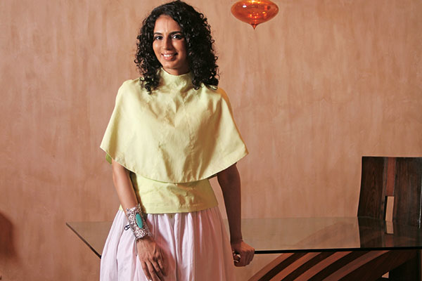 Aparna Badlani, Curator and co-owner of multi-designer store Atosa, known for her bohemian but classic style