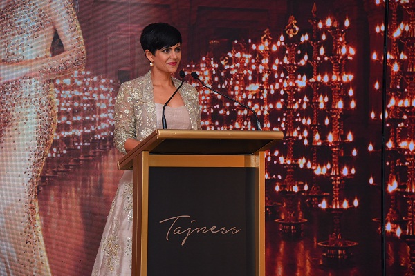 Mandira Bedi at the launch of Tajness in Mumbai
