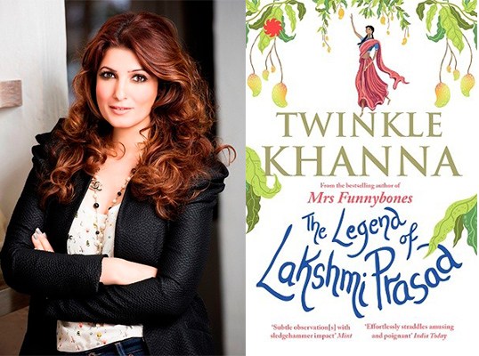 Author Twinkle Khanna, The Legend Of Lakshmi Prasad book