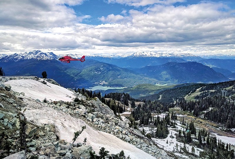 The Panoramic View From Blackcomb Mountain, Whistler, Canada