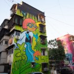 Art, Don't Mess With Me, Featured, Grafitti, Installation, Jas Charanjiva, Kulture Shop, Mahim East, Mumbai, Mural, Online Exclusive, St+art Festival 2018, St+Art India, St+art India Foundation, The Pink Lady